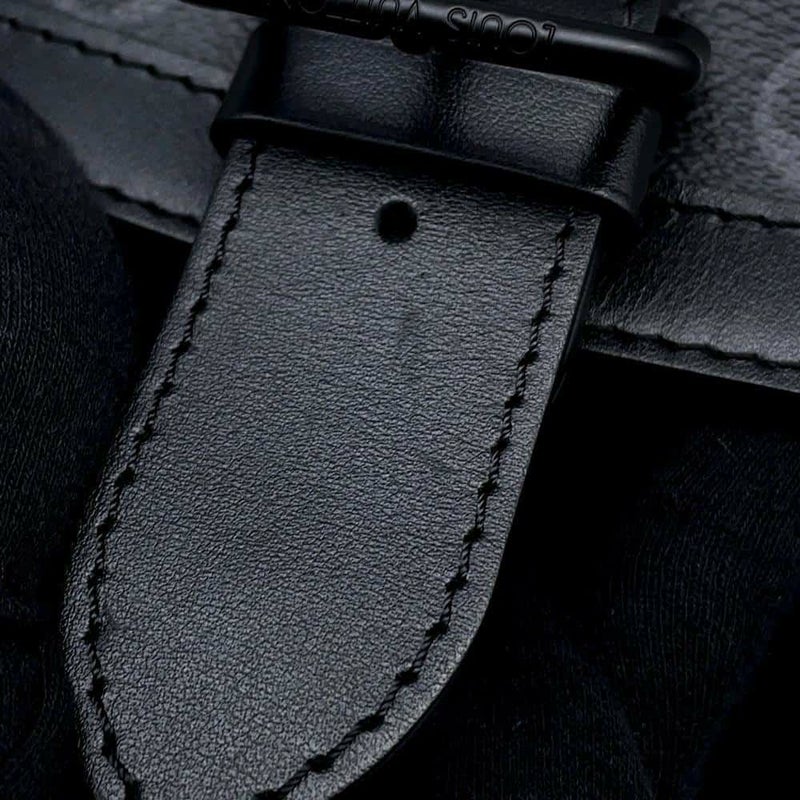 ルイヴィトン ショルダーバッグ モノグラム・エクリプス ソミュール・メッセンジャー M45911 ブラック 黒