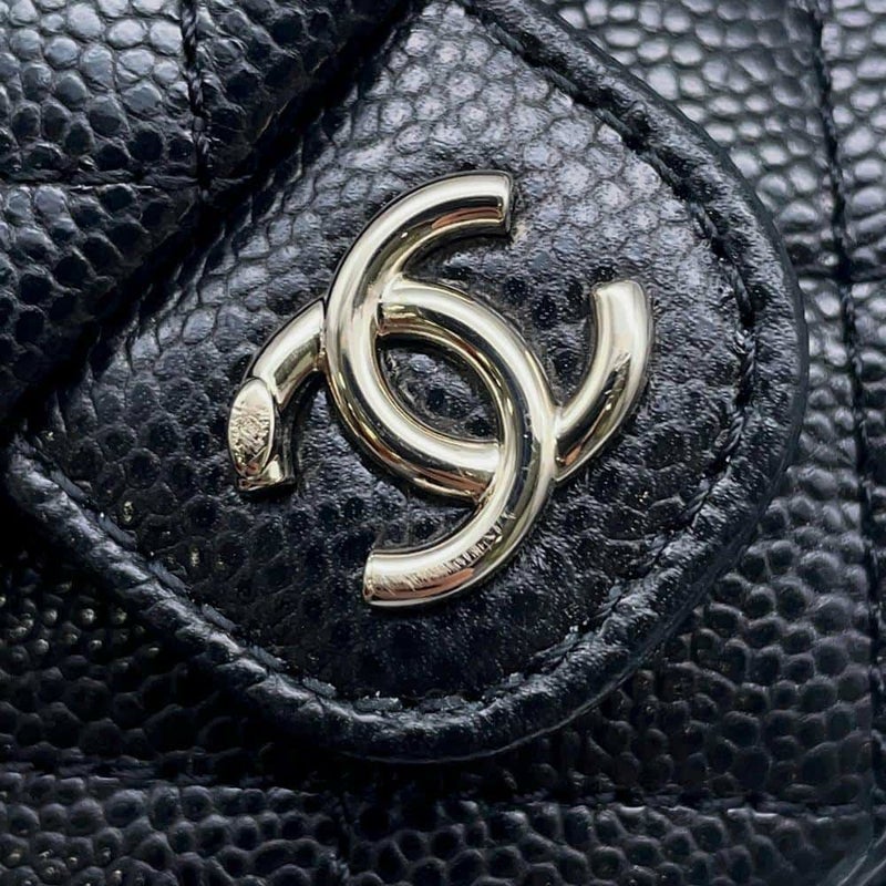 シャネル リュック マトラッセ ココマーク キャビアスキン AS3787 CHANEL バックパック バッグ 黒
