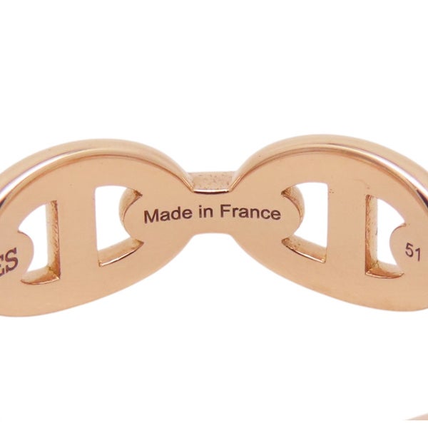 エルメス リング シェーヌダンクル アンシェネPM Enchainee K18PGピンクゴールド リングサイズ51 HERMES 指輪