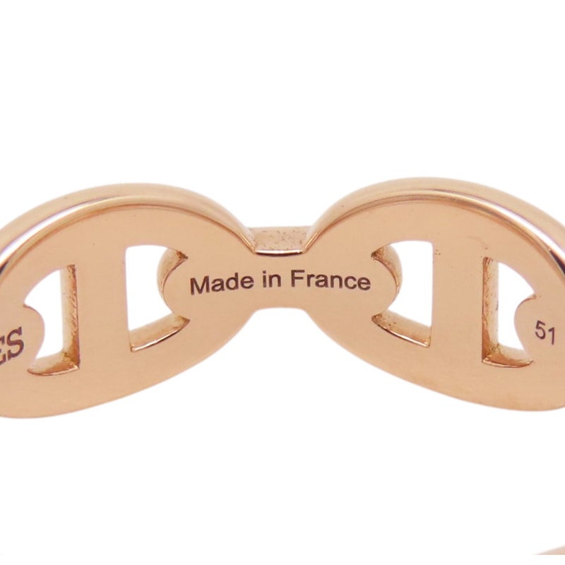 エルメス リング シェーヌダンクル アンシェネPM Enchainee K18PGピンクゴールド リングサイズ51 HERMES 指輪