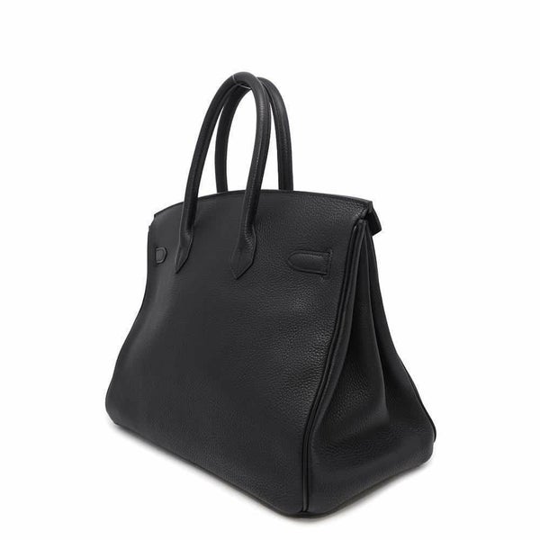 エルメス バーキン35 ブラック/ゴールド金具 トゴ □C刻印 HERMES Birkin ハンドバッグ 黒