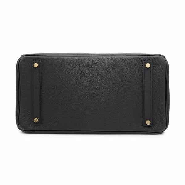 エルメス バーキン35 ブラック/ゴールド金具 トゴ □C刻印 HERMES Birkin ハンドバッグ 黒