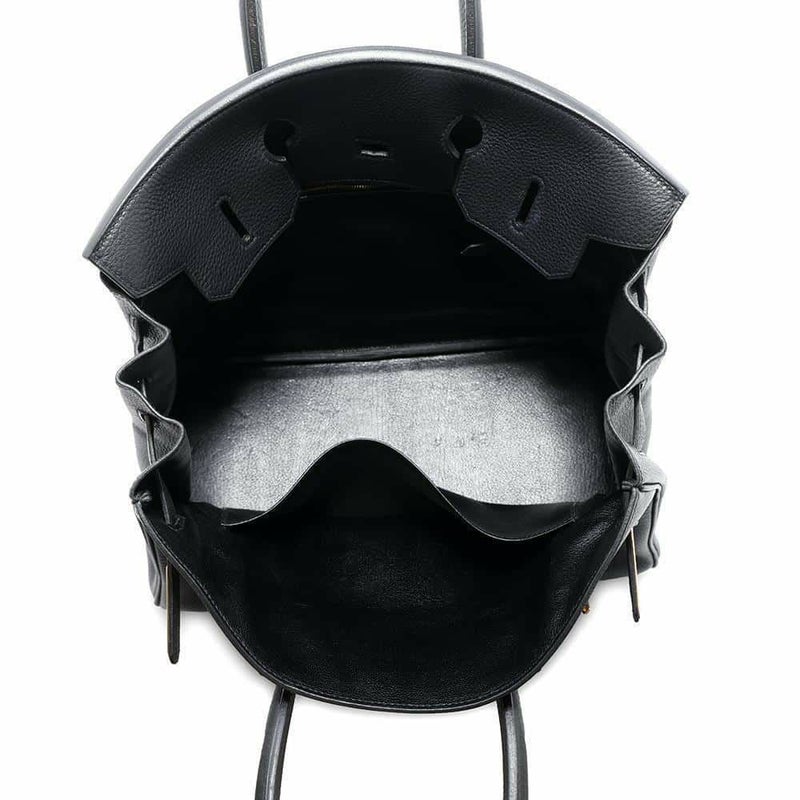 エルメス バーキン35 ブラック/ゴールド金具 トゴ □C刻印 HERMES Birkin ハンドバッグ 黒