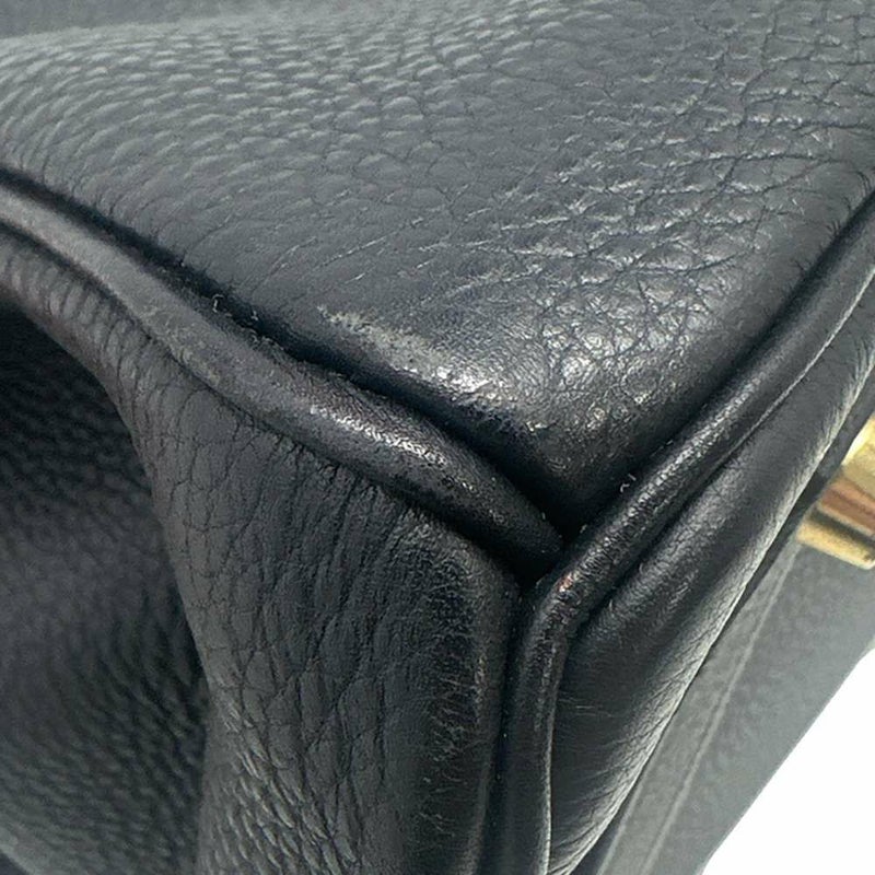 エルメス バーキン35 ブラック/ゴールド金具 トゴ □C刻印 HERMES Birkin ハンドバッグ 黒
