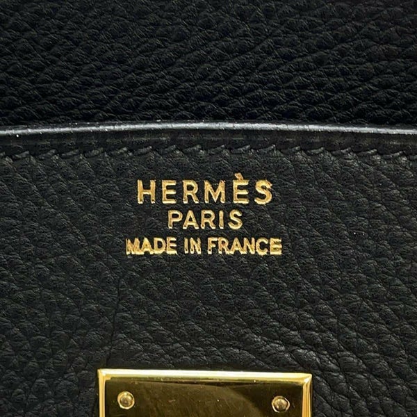 エルメス バーキン35 ブラック/ゴールド金具 トゴ □C刻印 HERMES Birkin ハンドバッグ 黒