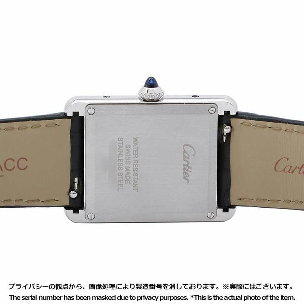 カルティエ タンク マスト ドゥ カルティエ ウォッチ LM WSTA0072 Cartier 腕時計 黒文字盤
