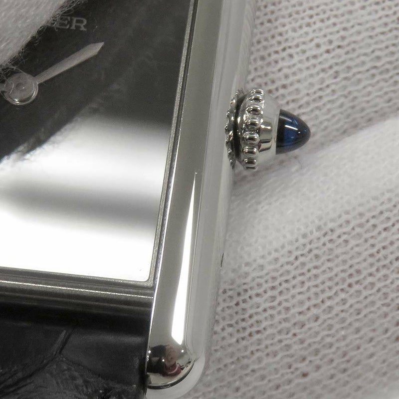 カルティエ タンク マスト ドゥ カルティエ ウォッチ LM WSTA0072 Cartier 腕時計 黒文字盤