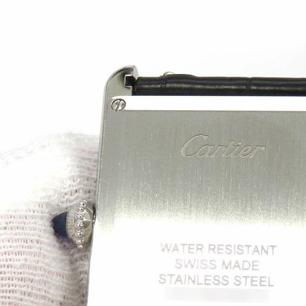 カルティエ タンク マスト ドゥ カルティエ ウォッチ LM WSTA0072 Cartier 腕時計 黒文字盤