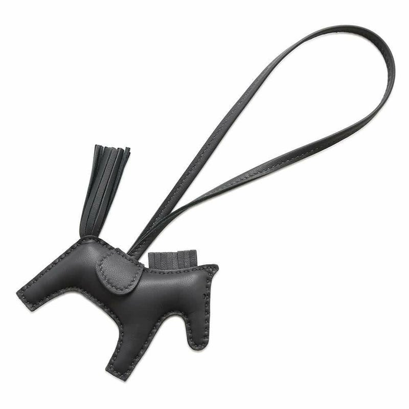 エルメス バッグチャーム ロデオ PM アルドワーズ ラムスキン W刻印 HERMES チャーム