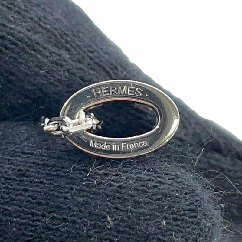 エルメス ネックレス ミニ・ポップアッシュ マロングラッセ/シルバー金具 HERMES アクセサリー