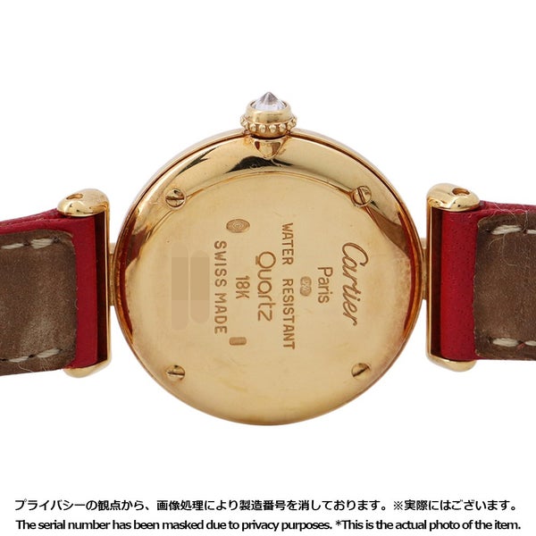 カルティエ マストコリゼ SM ダイヤベゼル 8057911 Cartier 腕時計 ホワイトシェル文字盤