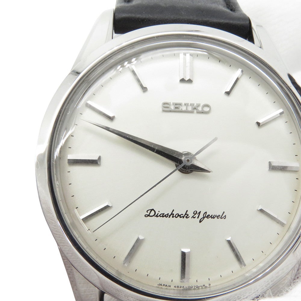 セイコー ダイヤショック 4S24-0070 SEIKO 腕時計 シルバー文字盤
