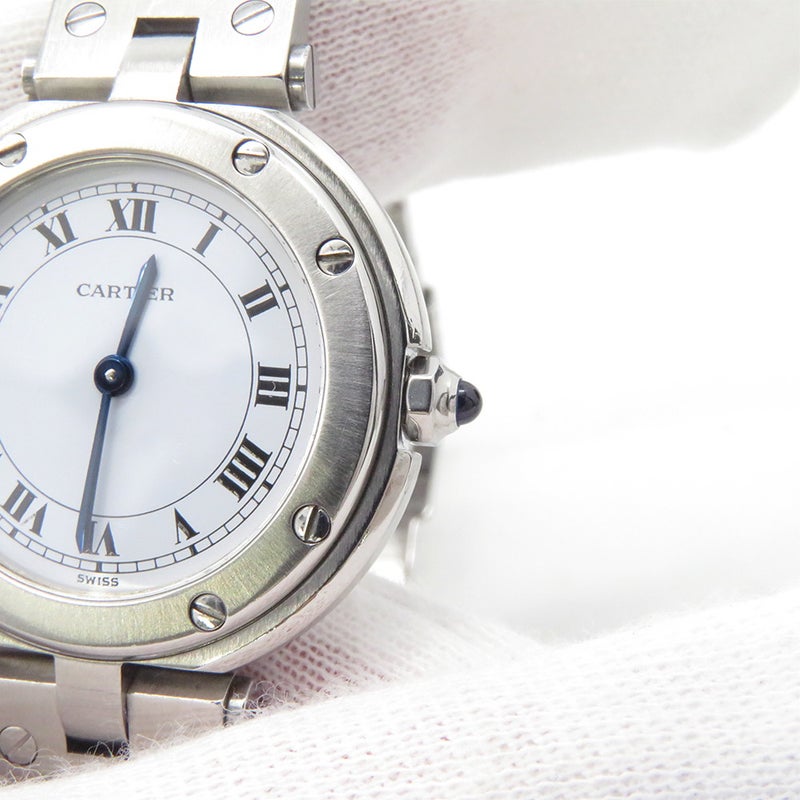 カルティエ サントス ヴァンドーム SM 8192 Cartier 腕時計 白文字盤