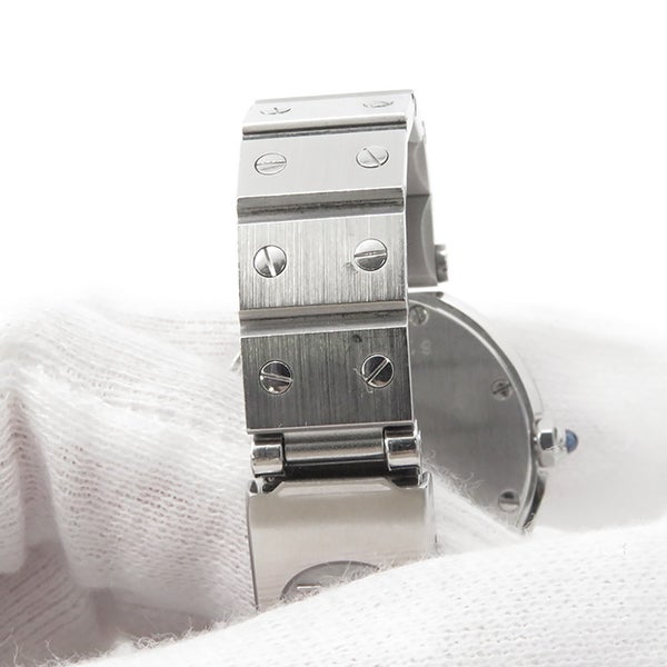 カルティエ サントス ヴァンドーム SM 8192 Cartier 腕時計 白文字盤