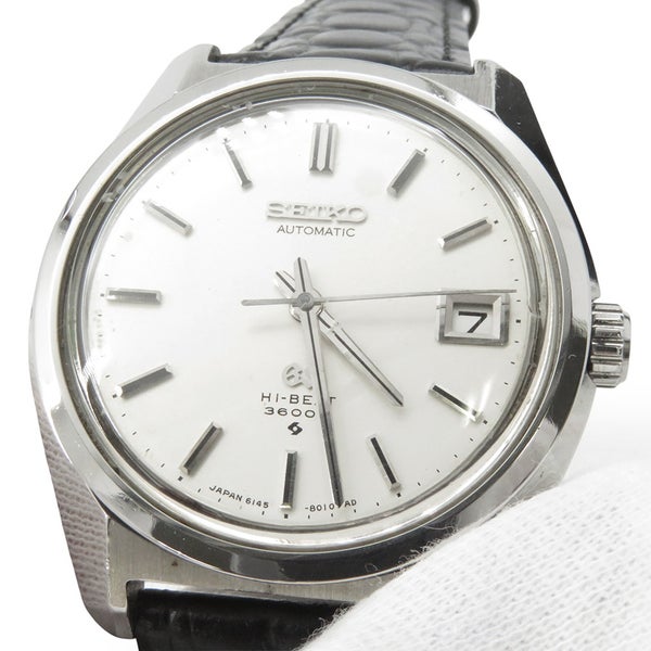 セイコー グランドセイコー ハイビート 36000 6145-8000 SEIKO 腕時計 シルバー文字盤