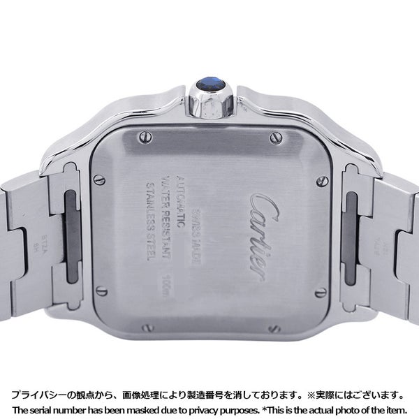カルティエ サントス ドゥ カルティエ LM WSSA0013 Cartier 腕時計 ブルー文字盤