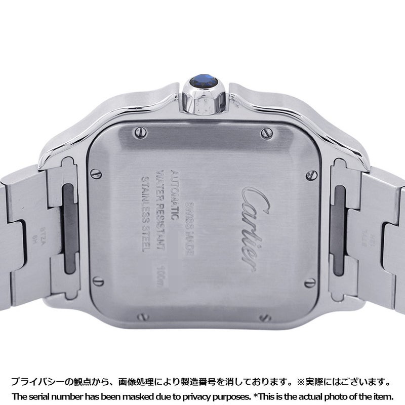 カルティエ サントス ドゥ カルティエ LM WSSA0013 Cartier 腕時計 ブルー文字盤