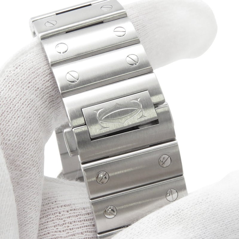 カルティエ サントス ドゥ カルティエ LM WSSA0013 Cartier 腕時計 ブルー文字盤