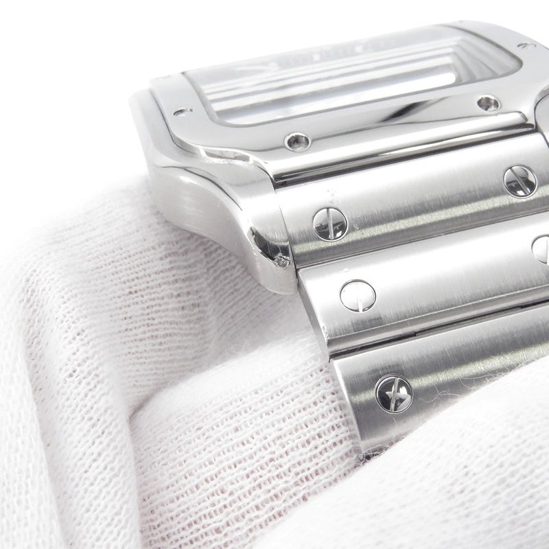 カルティエ サントス ドゥ カルティエ LM WSSA0013 Cartier 腕時計 ブルー文字盤