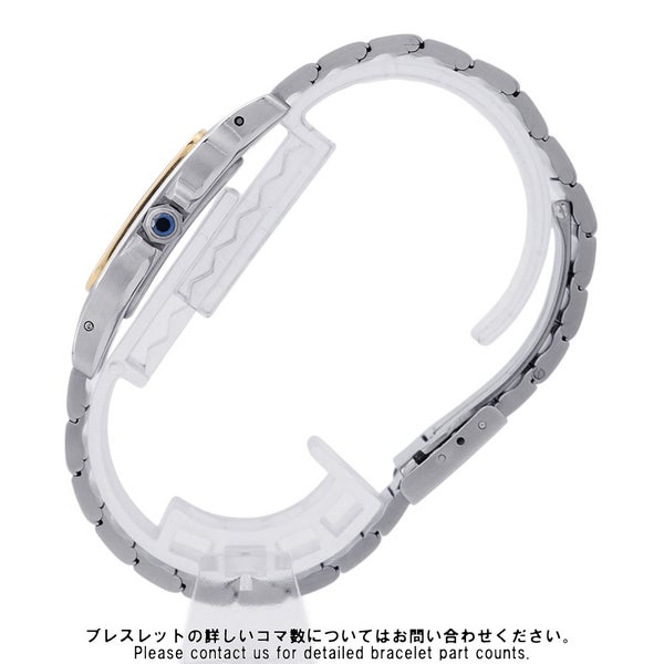 カルティエ サントスガルベ LM W20011C4 Cartier 腕時計 アイボリー文字盤