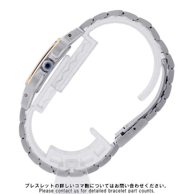 カルティエ サントスガルベ LM W20011C4 Cartier 腕時計 アイボリー文字盤