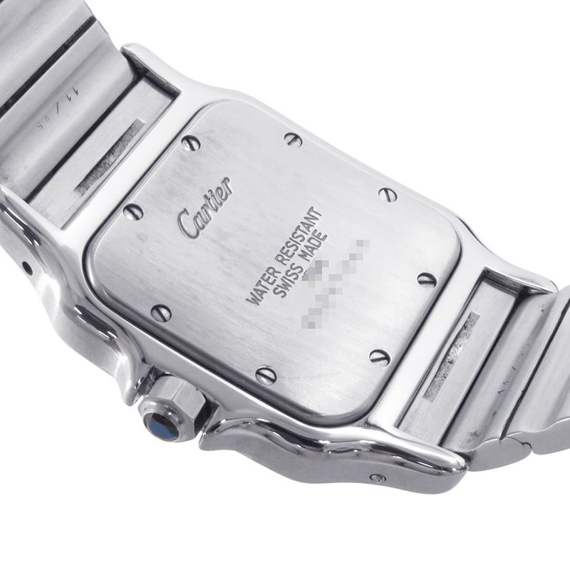 カルティエ サントスガルベ LM W20011C4 Cartier 腕時計 アイボリー文字盤
