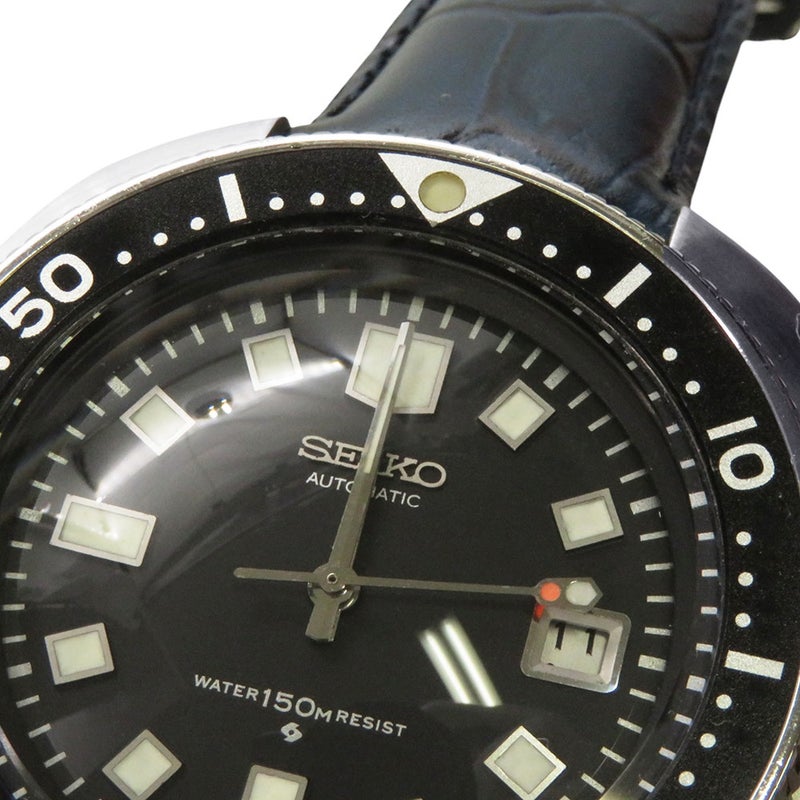 セイコー 150mダイバー 2nd後期型 6105-8110 SEIKO 腕時計 黒文字盤