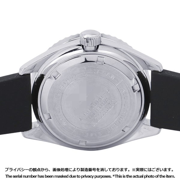 シチズン チャレンジダイバー 4-820789Y CITIZEN 腕時計 黒文字盤