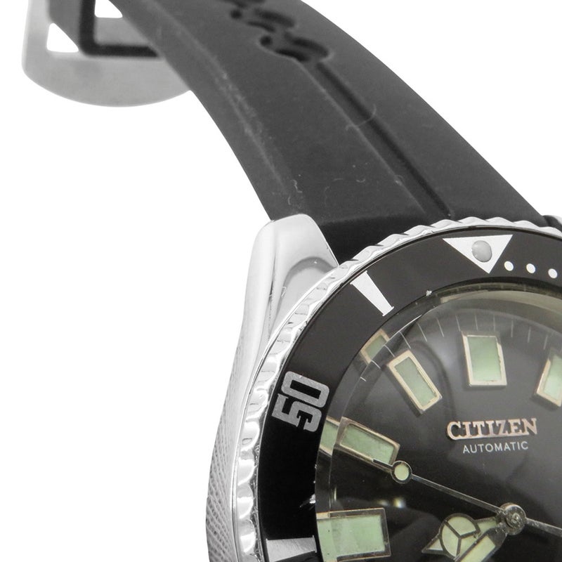 シチズン チャレンジダイバー 4-820789Y CITIZEN 腕時計 黒文字盤