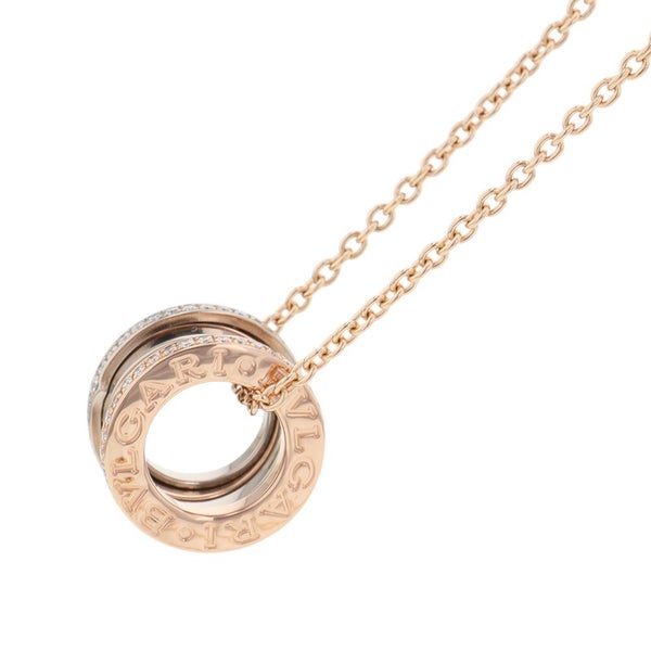 ブルガリ ネックレス ビーゼロワン B-zero1 パーフェクトミステイク ダイヤモンド K18PG/K18WG BVLGARI