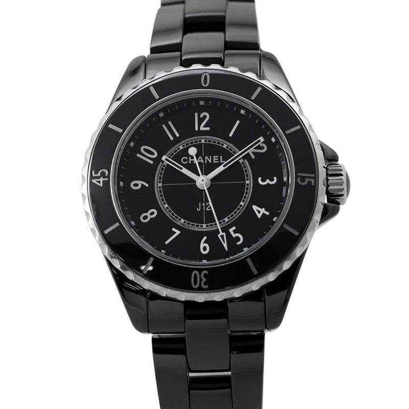 シャネル J12 H5695 CHANEL 腕時計 ウォッチ 黒文字盤 クォーツ