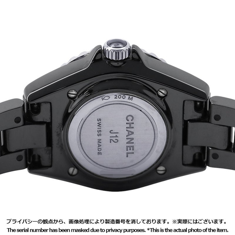 シャネル J12 H5695 CHANEL 腕時計 ウォッチ 黒文字盤 クォーツ