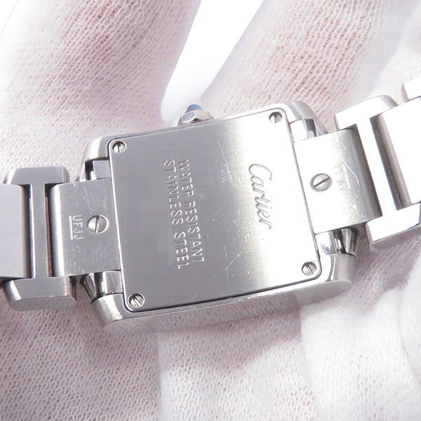カルティエ タンク フランセーズ SM W51008Q3 Cartier 腕時計 アイボリー文字盤 クォーツ