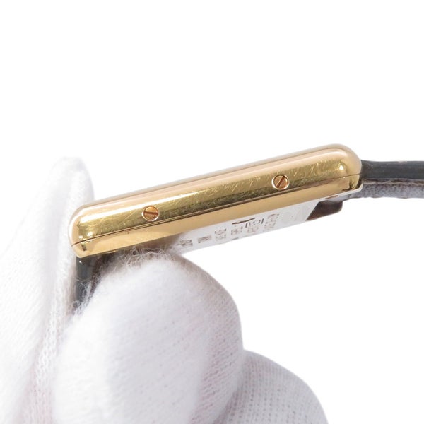 カルティエ マストタンク SM ヴェルメイユ W1008354 Cartier クォーツ 腕時計 アイボリー文字盤