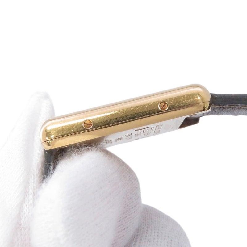 カルティエ マストタンク SM ヴェルメイユ W1008354 Cartier クォーツ 腕時計 アイボリー文字盤