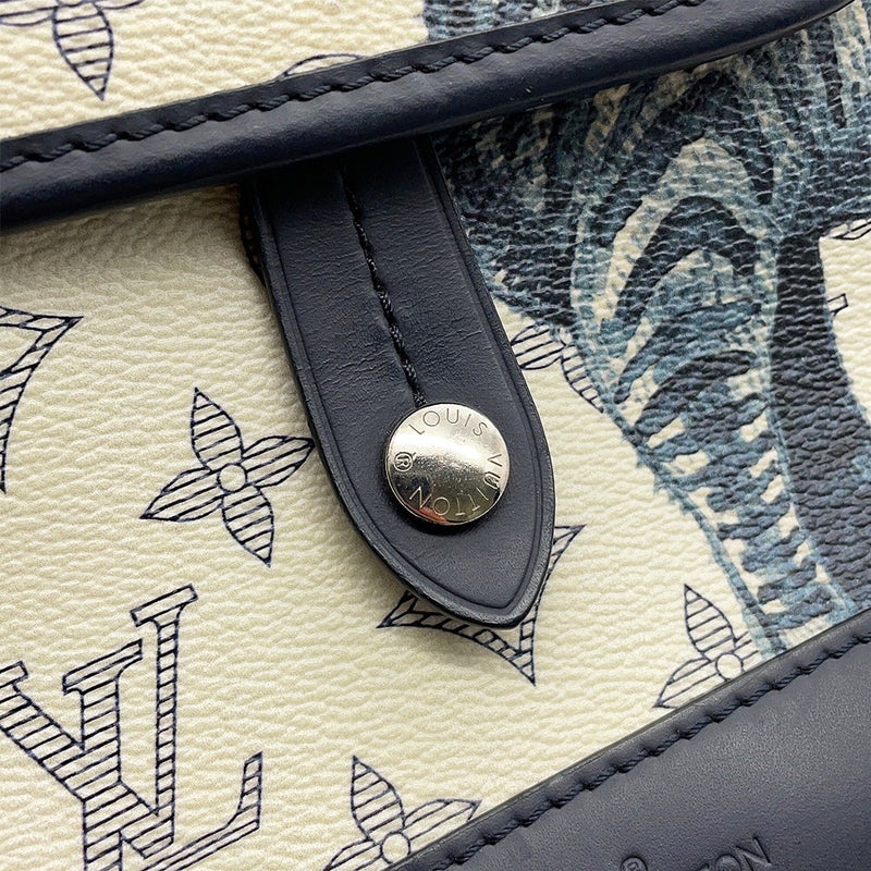 ルイヴィトン ショルダーバッグ メッセンジャーBB モノグラム・サバンナ M54247 LOUIS VUITTON バッグ 白