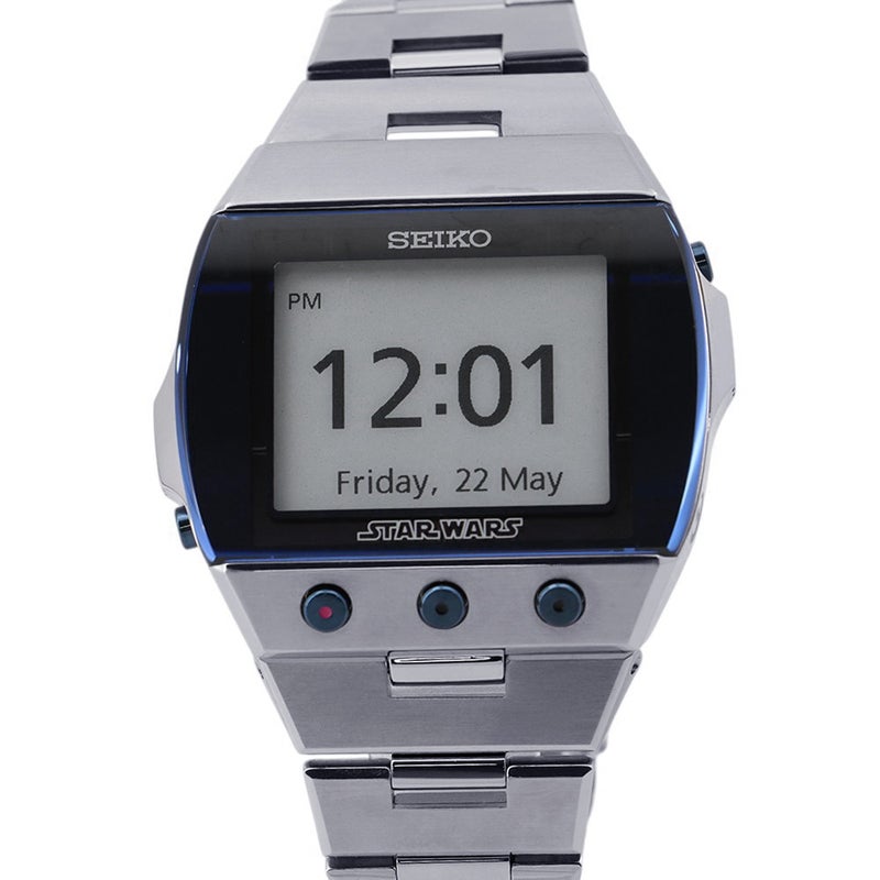 セイコー ブライツ スターウォーズ R2-D2 1000本限定 SDGA005 SEIKO 腕時計 黒/白文字盤 ソーラー電波