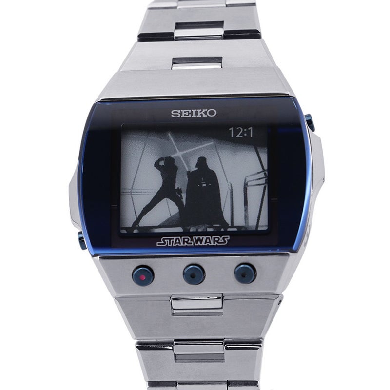 セイコー ブライツ スターウォーズ R2-D2 1000本限定 SDGA005 SEIKO 腕時計 黒/白文字盤 ソーラー電波