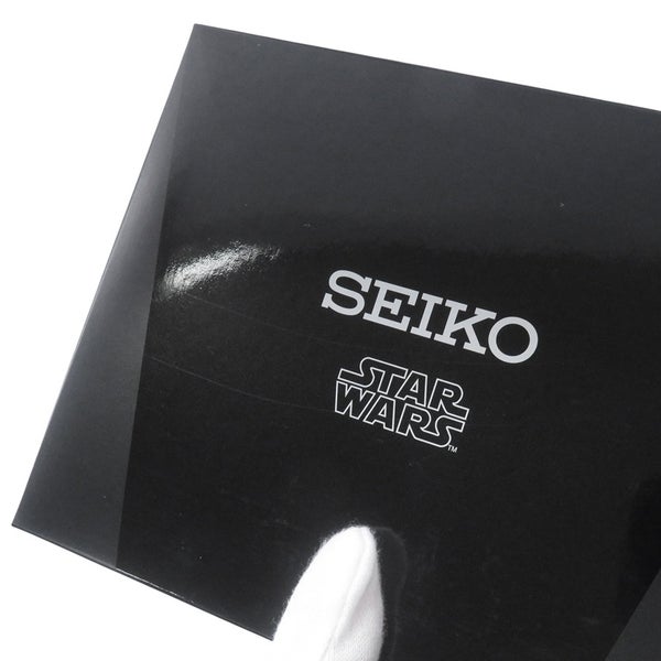 セイコー ブライツ スターウォーズ R2-D2 1000本限定 SDGA005 SEIKO 腕時計 黒/白文字盤 ソーラー電波