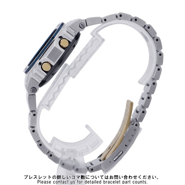カシオ G-SHOCK フルメタル 5000シリーズ 50周年モデル GMW-B5000SS-2JR CASIO 腕時計 ブルー/ゴールド文字盤