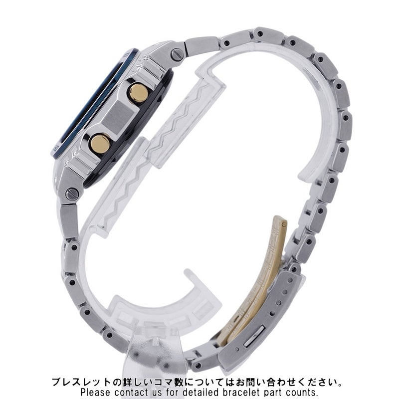 カシオ G-SHOCK フルメタル 5000シリーズ 50周年モデル GMW-B5000SS-2JR CASIO 腕時計 ブルー/ゴールド文字盤