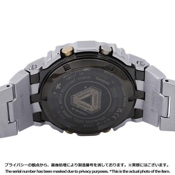 カシオ G-SHOCK フルメタル 5000シリーズ 50周年モデル GMW-B5000SS-2JR CASIO 腕時計 ブルー/ゴールド文字盤
