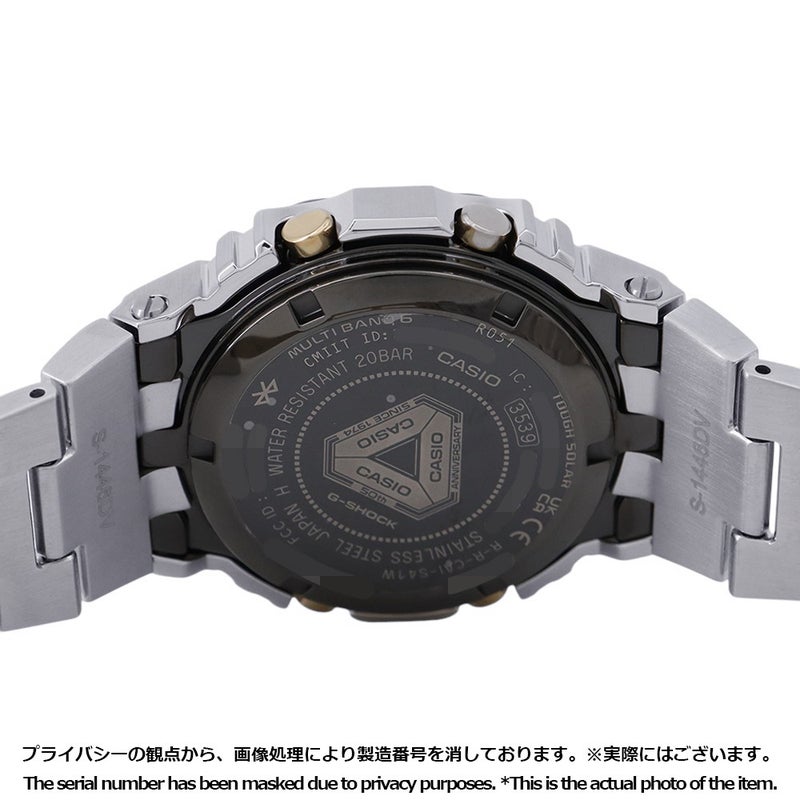 カシオ G-SHOCK フルメタル 5000シリーズ 50周年モデル GMW-B5000SS-2JR CASIO 腕時計 ブルー/ゴールド文字盤