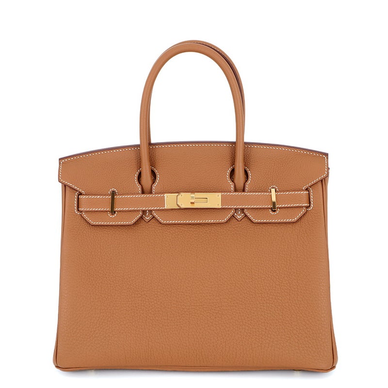 エルメス バーキン30 ゴールド/ゴールド金具 トゴ K刻印 HERMES Birkin ハンドバッグ