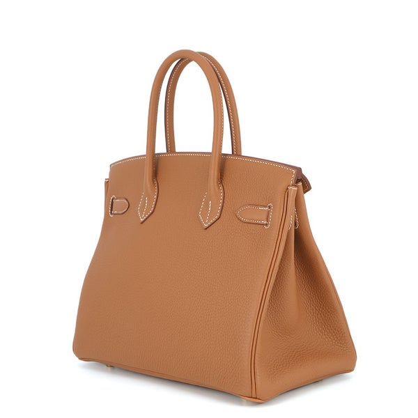 エルメス バーキン30 ゴールド/ゴールド金具 トゴ K刻印 HERMES Birkin ハンドバッグ