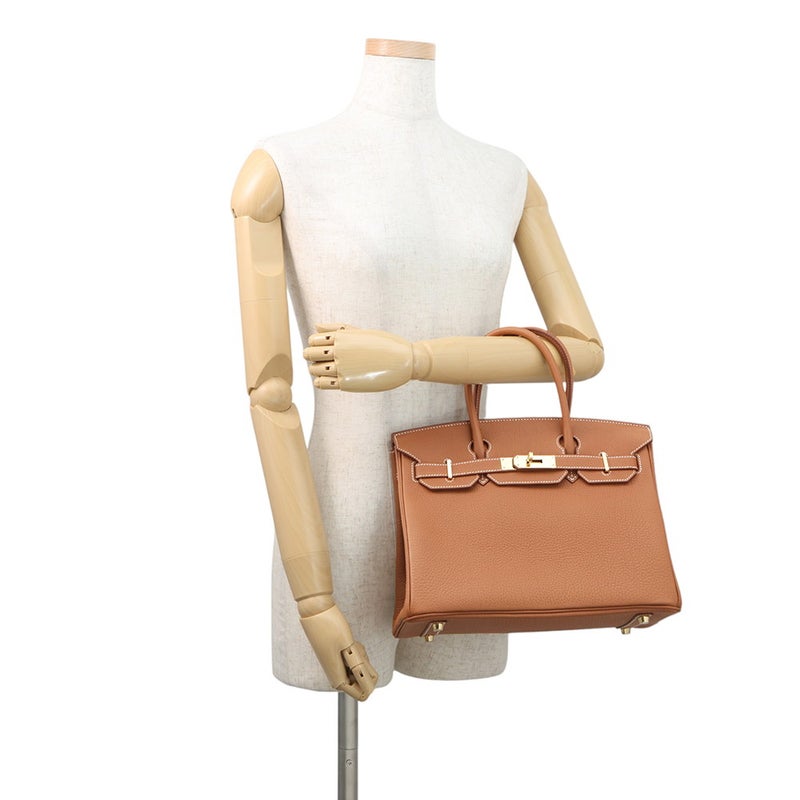 エルメス バーキン30 ゴールド/ゴールド金具 トゴ K刻印 HERMES Birkin ハンドバッグ