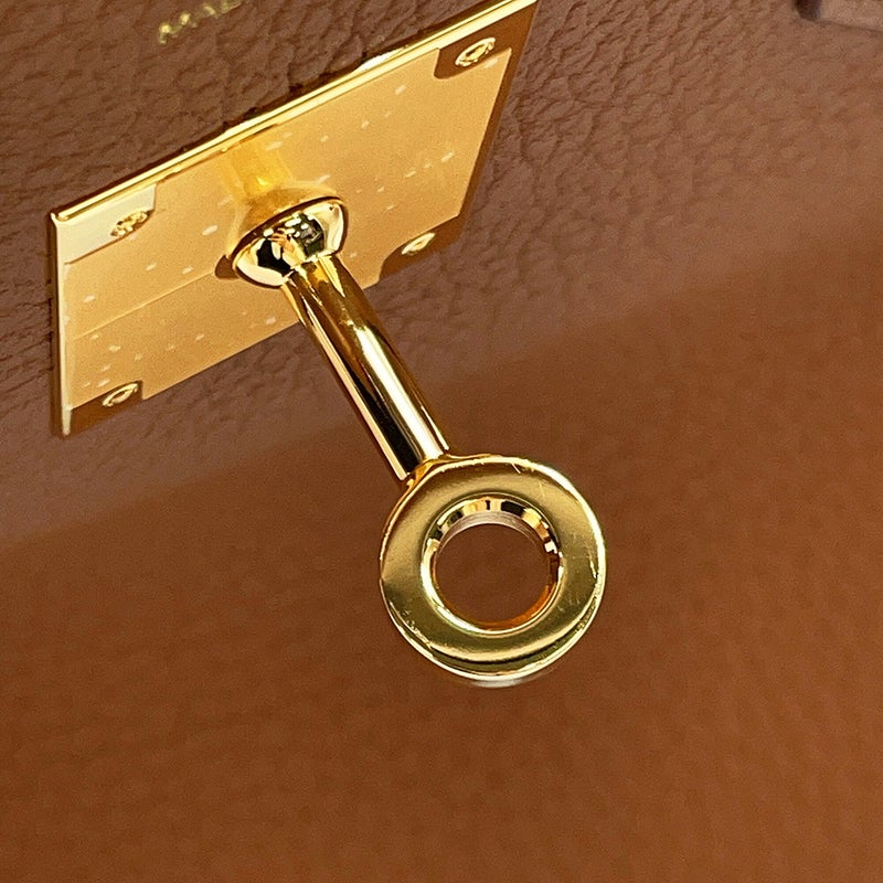 エルメス バーキン30 ゴールド/ゴールド金具 トゴ K刻印 HERMES Birkin ハンドバッグ
