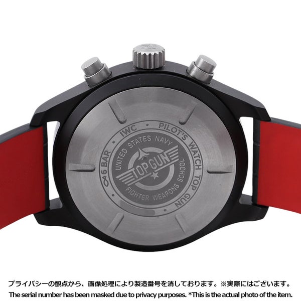IWC パイロット・ウォッチ・クロノグラフ ・トップガン IW389101 腕時計 黒文字盤