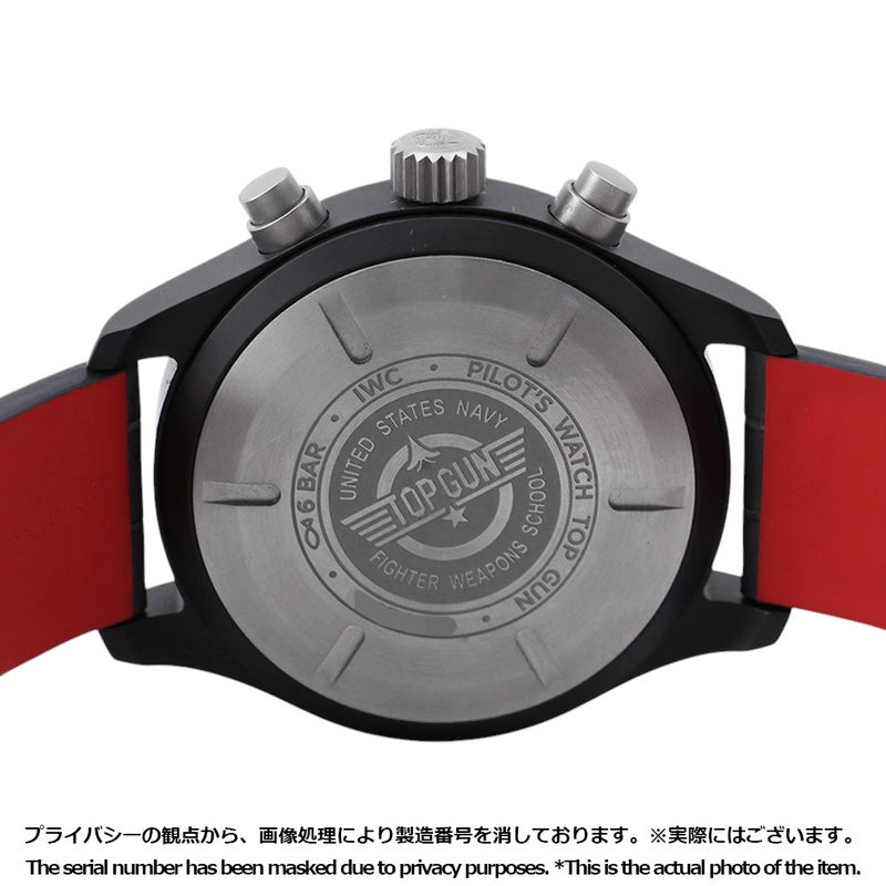 IWC パイロット・ウォッチ・クロノグラフ ・トップガン IW389101 腕時計 黒文字盤