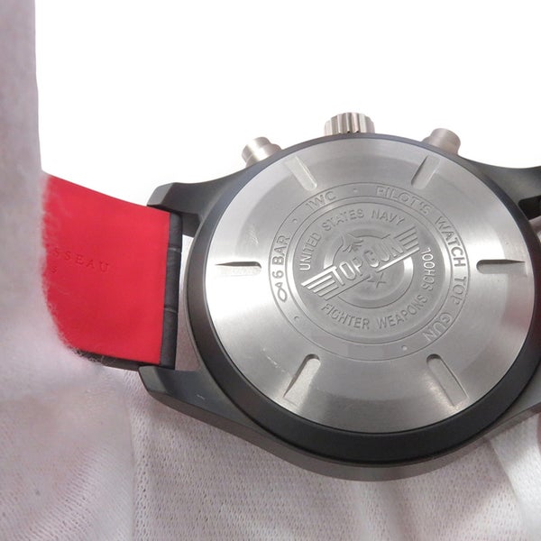 IWC パイロット・ウォッチ・クロノグラフ ・トップガン IW389101 腕時計 黒文字盤